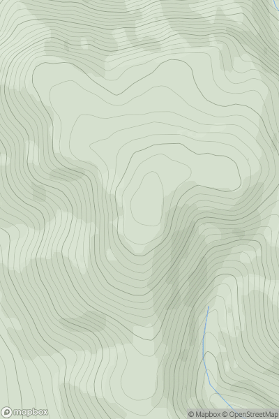 Thumbnail image for Black Hill [The Glenkens to Annandale] [NS894058] showing contour plot for surrounding peak